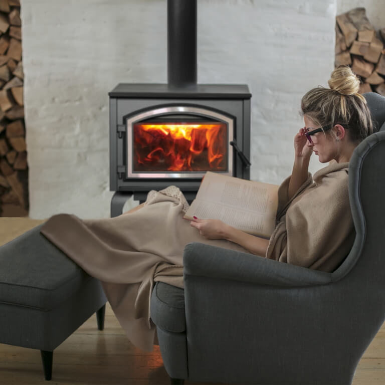 Heating - Bioethanol Fireplace - White Empire 00262